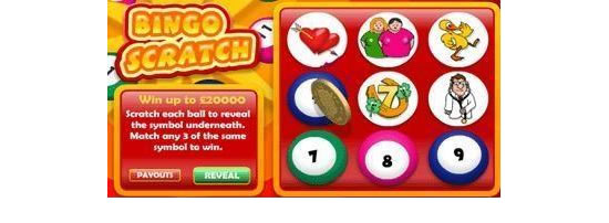 Bingo Scratch Card